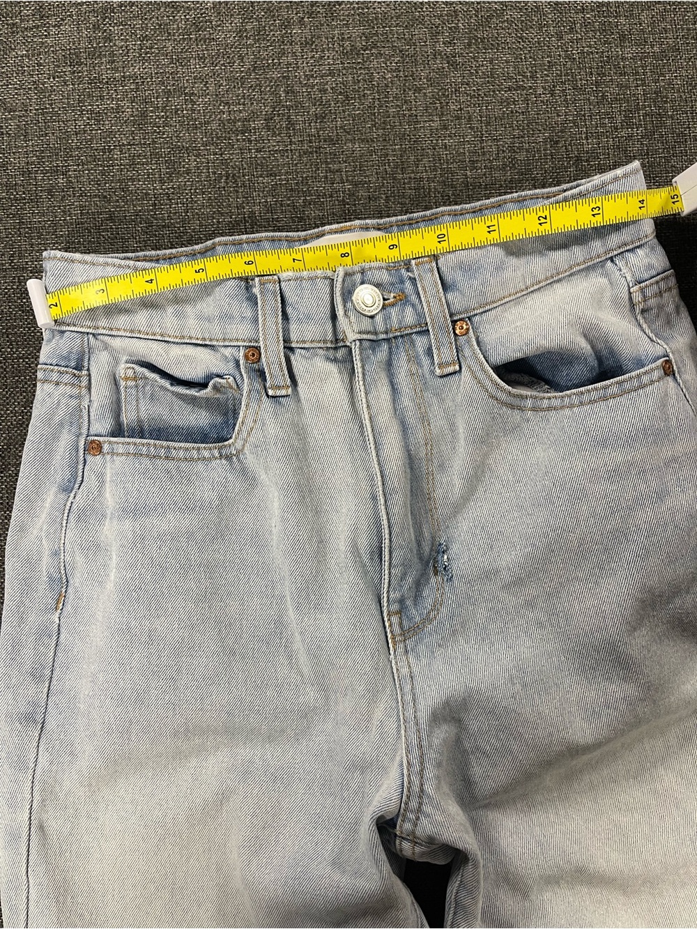 RSQ/Tillys Women Light Wash Blue Jeans 90s - Picture 3 of 5